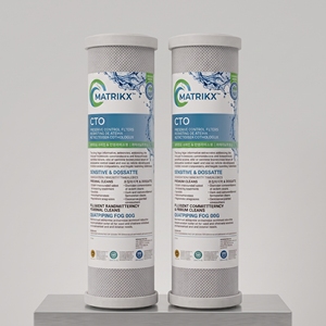 Filtre à bloc de charbon solide de 10 pouces pour la réduction du chlore en seconde étape, certifié NSF, matériau standard, filtre à eau de qualité supérieure - Product Image 1