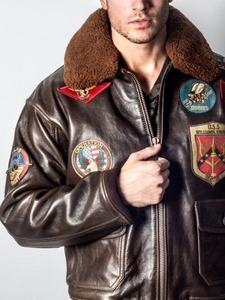 Top Gun Signature Flight Leather <b>Jacket</b> - Product Image 4