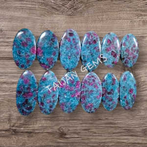 Piedras preciosas sueltas de Briolette con forma de corazón facetadas de cianita y rubí Natural de alta calidad para la fabricación de joyas, precio al por mayor - Product Image 3