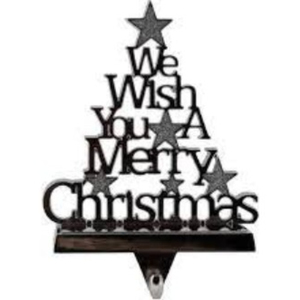 Soporte de hierro fundido para calcetines navideños, colgadores rústicos de metal con diseño de muñeco de nieve y árbol de Navidad para chimenea, gancho para calcetines de chimenea al por mayor en venta - Product Image 4