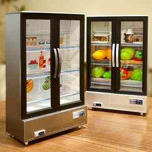 Nouvel Arrivage : Mini-réfrigérateur jouet avec 21 accessoires, lumières et sons, modèle 1:12, pour maison de poupée - Product Image 4