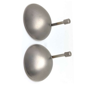 แผ่นปิดตาสแตนเลสสำหรับต่อขนตาและอุปกรณ์ร้านยกขนตา แผ่นปิดตาสแตนเลสความแม่นยำสูง - Product Image 1