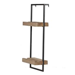 12x6x27 ferro e legno parete & espositore due scaffali di Design - Product Image 2