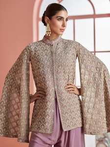 Conjunto de Kurta y Palazzo Cómodo y Moderno para Mujer, con un Look Elegante para Ocasiones como Bodas, Fiestas y Festivales. Compre al por Mayor - Product Image 3