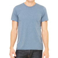 T-shirt Homme Col Rond Personnalisé avec Logo, Qualité Luxe, Durable, Respirant, Écologique, Séchage Rapide, 100% Coton, Manches Courtes, Coupe Classique