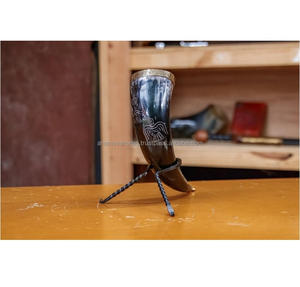 Corne de buffle, corne de signalisation viking rustique, instrument de signalisation de guerre - Product Image 1