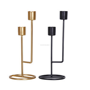 Gold Candle <b>Holders</b> Set 3 Decorative <b>Candlestick</b> <b>Holder</b> for Formal Events Wedding and Party Decoration - Product Image 3