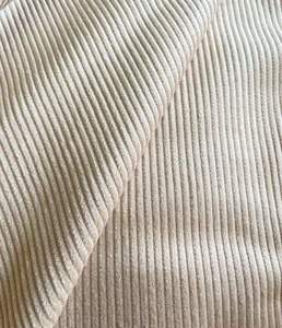 Tissu en velours côtelé tricoté 100% polyester, poids moyen (260 GSM), antistatique, pour vêtements de bébé, enfants, hommes/femmes, sacs - Product Image 4