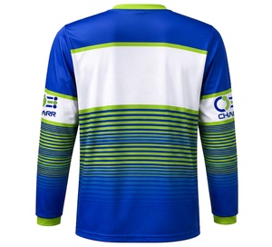 Camiseta de Motocross Personalizada de Manga Larga con Estampado Digital, Resistente al Viento, de Secado Rápido y Transpirable, 100% Poliéster - Product Image 2