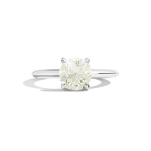 แหวนหมั้นแบบยุโรปโบราณทรงยกสูง - Product Image 5