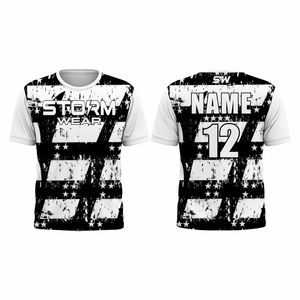 Nouveau design, maillot de tir personnalisé, maillot de sport par sublimation, t-shirt, vêtements d'équipe personnalisés, OEM, polyester doux, t-shirt d'équipe pour jeunes - Product Image 6