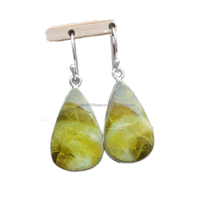 ต่างหูโอปอลสีเขียวสำหรับสตรี - Product Image 1