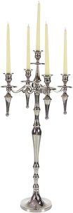 Decorative Gold Finish Metal <b>Candelabra</b> for Hotel Lobby Table Styling and Festive Home Decor - Product Image 5