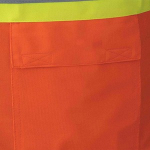 Chaleco de Seguridad Naranja de Alta Visibilidad Clase 2 ANSI, Ropa de Trabajo Reflectante con Bolsillos para Uso en Construcción e Industrial - Product Image 6