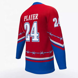 Maillots de hockey sur glace au design le plus récent, taille personnalisée, maillots de hockey sur glace pour adultes, uniforme de hockey sur glace respirant, maillots personnalisés - Product Image 5