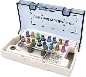 Kit de Prótesis de Implantes Universales al por Mayor de 16 Piezas, Llave Dinamométrica Manual de 10-70Ncm, Acero Inoxidable, Certificado CE, 24 Puntas Dentales - Product Image 1