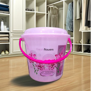 Seaux en plastique ménagers de 25 litres avec couvercle fabriqués en Inde disponibles en gros pour les grossistes et les importateurs mondiaux - Product Image 3