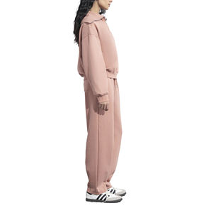 Sweat-shirt demi-zippé pour femme, prix de gros abordable, logo personnalisé sur le devant, écologique, respirant, 100% coton, couleur unie, automne - Product Image 3