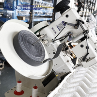 Ligne de production de matelas semi-automatique, machine à coudre les bords des matelas avec pédale