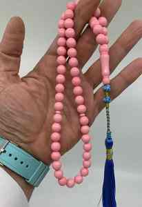 Tasbih musulman 8 mm, chapelet de prière islamique avec pompon - Product Image 4