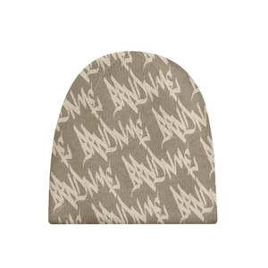 Gorro Unisex Estilo Urbano con Estampado de Letras, Gorro de Invierno de 56-58 cm, Tejido por Computadora, Impresión por Sublimación, 100% Acrílico - Product Image 5