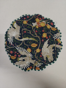Tapete Reversible Acolchado de Algodón con Estampado de Aves, Moderno, Personalizable, Lavable a Máquina, Multiforma: Cuadrado/Ovalado/Redondo - Product Image 2