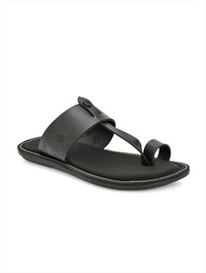 Men's Leather Slipper Breathable Anti Slip Walking Sandals Daily Wear <b>by</b> Asken Atelier - Product Image 2