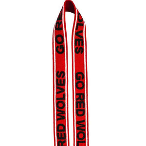 Sangle de sac perlée Delta Gamma, accessoire de sororité rose et bleu fait main avec un travail de perles complexe, idéale pour les sacs fourre-tout et les sacs à main - Product Image 1