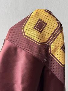 Maillot de football court en mesh marron personnalisé, numéro 89, streetwear pour femme, fabricant OEM en gros sous marque privée - Product Image 3