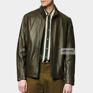 Vestes d'hiver en cuir personnalisées OEM, style letterman, brodées, pour hommes, en vente à prix de gros. - Product Image 6