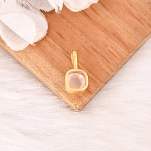 Natural Rose Quartz Gemstone 925 Sterling Silver Pendant Handmade Jewelry for Unisex - Product Image 5