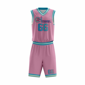 Tenues de basketball pour hommes - 100% polyester, impression par sublimation/transfer thermique, grandes tailles, service OEM, faible MOQ, livraison rapide - Product Image 1