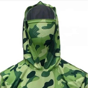 Camisas de Pesca con Capucha Unisex UPF50 de Tallas Grandes, Sublimadas, de Poliéster, Impermeables, Transpirables, de Secado Rápido, Anti-UV, con Logotipo Frontal, Venta al Por Mayor - Product Image 4