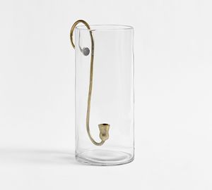 Top Sale Classic Top Trending Acube Industries Handmade Luxury Unique <b>Glass</b> Golden Hurricanes Candle Holders for Christmas - Product Image 2