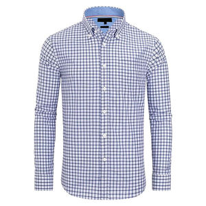 Chemises habillées pour hommes, nouveau style, infroissables, coupe ajustée, manches longues, décontractées, à rayures - Modèle 1013 - Product Image 2