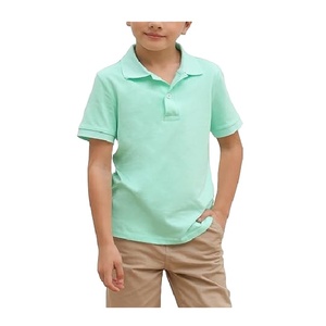 Customized Design Cheap Price Best Selling Solid Color 100% Cotton Pique Polo Kids Polo <b>Shirt</b> From Bangladesh Factory Best Price - Product Image 1