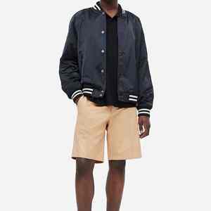 Pantalones Cortos Casuales de Verano para Hombre, de Poliéster, Algodón y Lona, de Secado Rápido, Cintura Media, Cierre con Cordón, Diseño Liso - Product Image 5