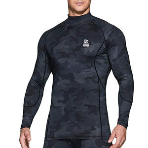 Chemises de compression pour hommes, haute qualité, respirantes, séchage rapide, écologiques, personnalisables, faible MOQ - Product Image 1