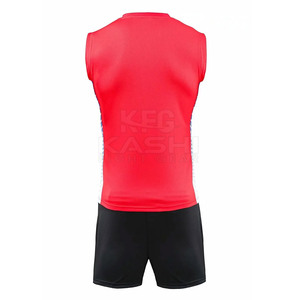 Nouvelle arrivée : uniforme de volley-ball personnalisable imprimé, fabriqué en polyester 100 %, matière respirante qui garde au frais et au sec pendant les matchs - Product Image 2