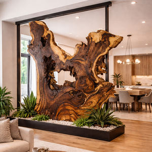 Décoration Murale Art Déco Rare en Bois de Suar Artistique Naturel Biologique – Meilleure Vente – Tête de Lit en Plaque de Bois Exotique Grande Pièce pour Mariage - Product Image 4