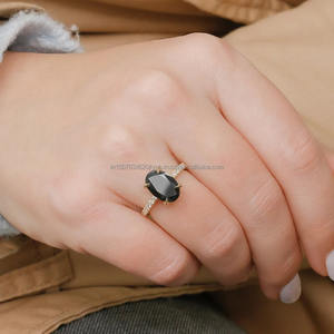 Arin Lab Grown Diamond CVD con IGI 2.52ct F Corte brillante 14K Oro amarillo Anillos de joyería de moda para niñas - Product Image 4