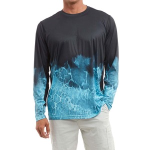 Camisetas de Pesca con Capucha para Verano, UPF50+, Manga Larga, Ropa de Pesca para Hombre, Protección UV, Jersey de Pesca de Secado Rápido - Product Image 1