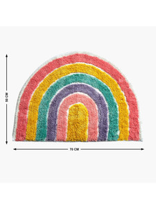 Customised Hot Selling Unique <b>Rainbow</b> Shaped <b>Bath</b> <b>Mat</b> – Ultra Soft Non-Slip Absorbent Bathroom Rug - Product Image 2