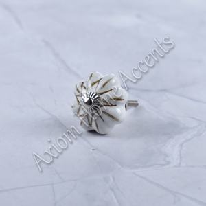 Beautiful Handpainted Ceramic <b>Knobs</b> in Turquoise for Cabinets and <b>Dresser</b> Drawers by Axiom Home Accents - Product Image 2