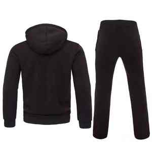 Conjunto Deportivo Personalizado para Hombre, Sudadera con Capucha y Pantalones de Felpa de Algodón Grueso, Ropa Deportiva para Invierno, Gimnasio, Entrenamiento y Uso Diario - Product Image 3