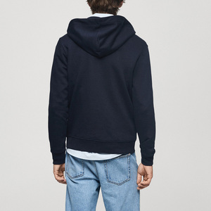 Sweat-shirt à capuche zippé pour homme, en coton French Terry, coupe décontractée, avec logo imprimé sur le devant, collection automne 2026, le plus vendu, en promotion - Product Image 2