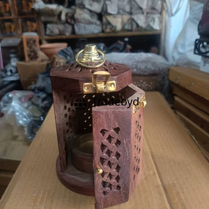 Tradebyd Brûleur décoratif en bois Bakhoor Porte-encens arabe pour la décoration intérieure et les cadeaux de mariage - Product Image 4