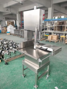 Sega per ossa e carne Horus 300A 2HP, completamente in acciaio inox, per macelleria, con ruota da 300 mm e lama da 2400 mm, spessore regolabile. - Product Image 2