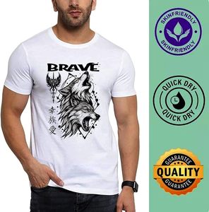 T-shirt imprimé pour homme BoldWear, design créatif, matière légère, coupe décontractée, mode jeune, haut pour tous les jours - Product Image 1