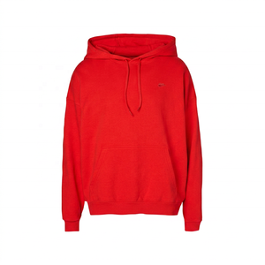 Men's <b>Black</b> Hooded <b>Sweatshirt</b> Loose Fit Solid Color Cotton Fleece Casual Pullover with Front Pocket Eco-Friendly Winter Wear - Product Image 5